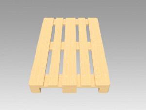euro pallet Model 3D