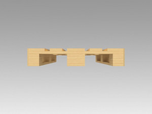 euro pallet Model 3D