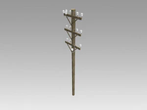 electric pole 3D Model