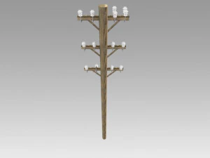 electric pole 3D Model
