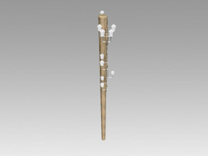 electric pole Modelo 3D