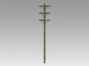 electric pole Modelo 3D