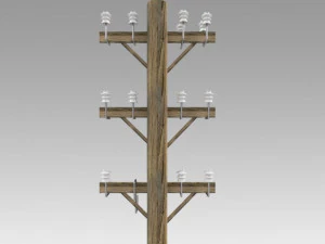 electric pole 3D Model