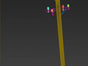 electric pole 3D Model