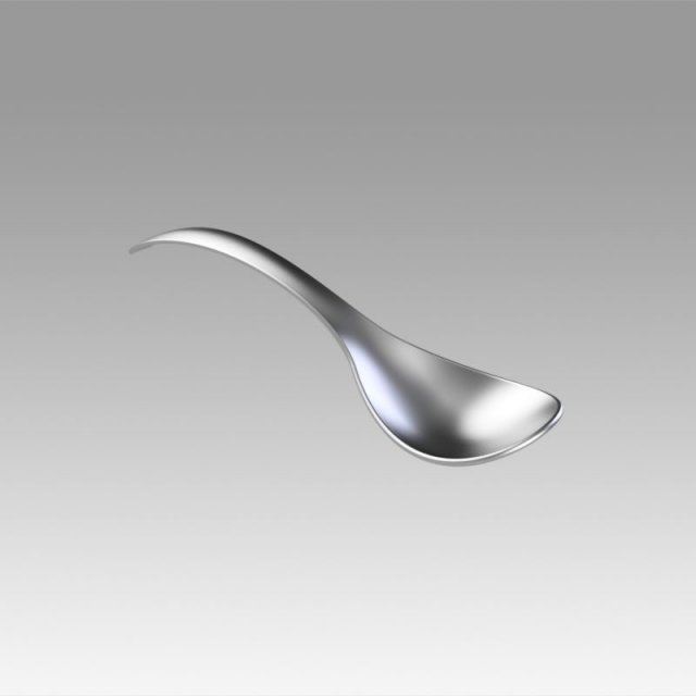 spoon 3Dモデル .c4d .max .obj .3ds .fbx .stl .blend 