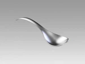 चम्मच 3D मॉडल