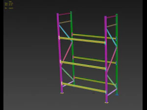 prateleiras Modelo 3D