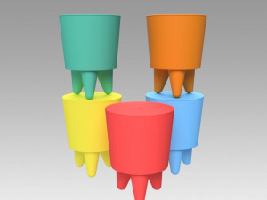 bubu philippe starck armchair Modelo 3D
