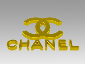 chanel logo Model 3D