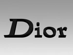 디올의 옛 로고 3D 모델