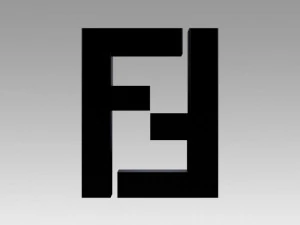 логотип fendi 3D Модель