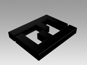 fendi logo Model 3D