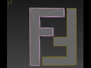 fendi logo Model 3D