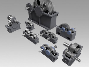 gearbox set 3D Model