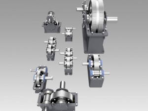 gearbox set Modello 3D
