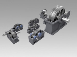 gearbox set Modello 3D