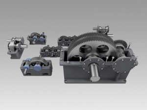 gearbox set Modello 3D
