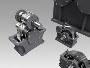 gearbox set Modello 3D