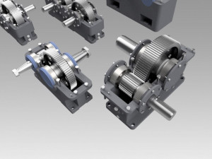 gearbox set Modello 3D