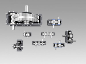 gearbox set Modello 3D