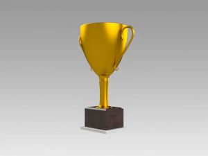 golden trophy 3D Model