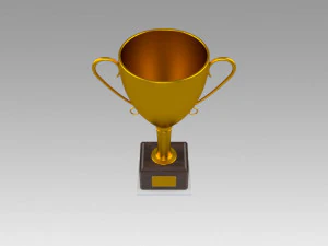 golden trophy 3D Model