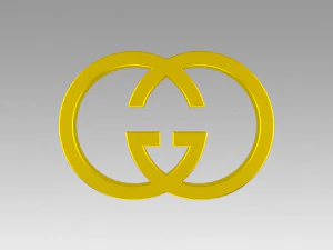 логотип Gucci 3D Модель