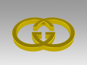 gucci logo Modelo 3D