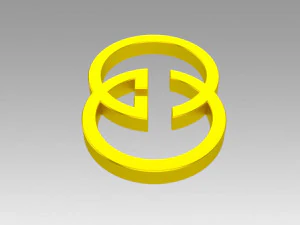 gucci logo 3D Model