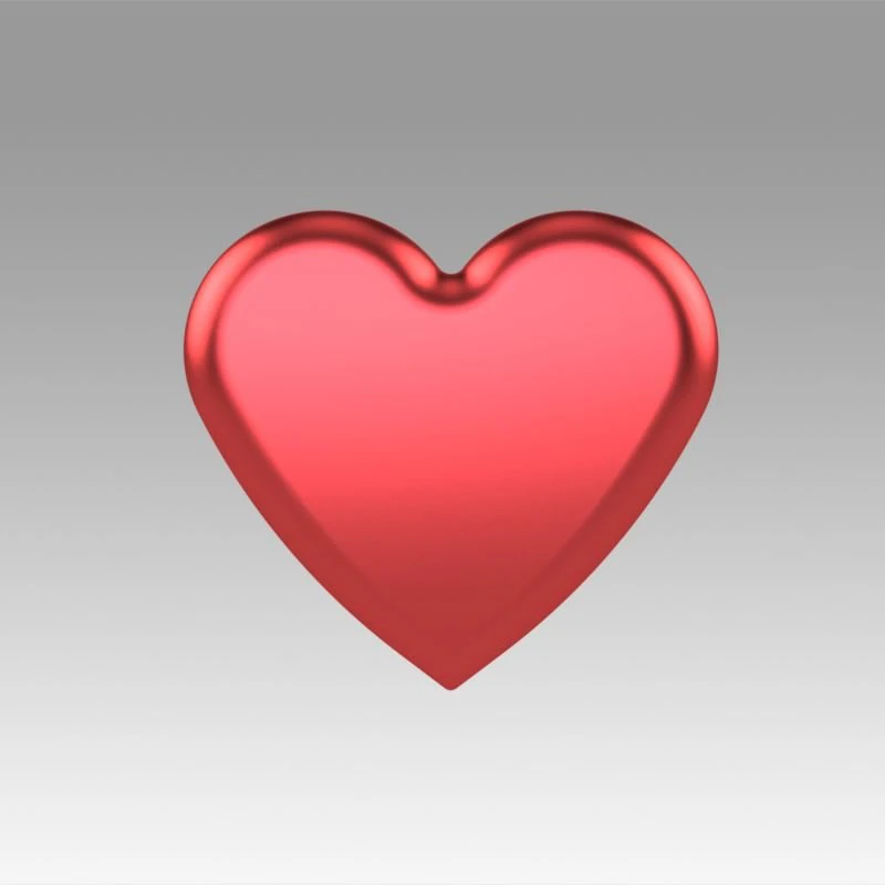 heart love 3D Model .c4d .max .obj .3ds .fbx .stl .blend 
