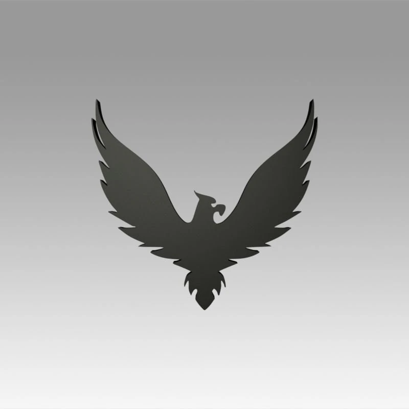 heraldry eagle 3D Model .c4d .max .obj .3ds .fbx .stl .blend 