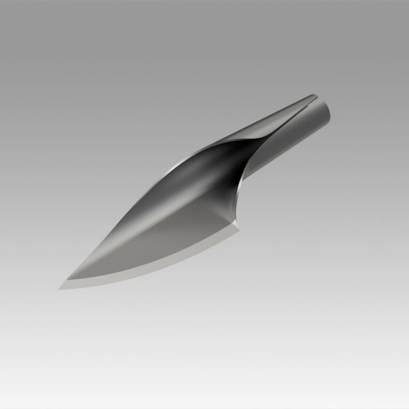 knife sheet metal 3D Model .c4d .max .obj .3ds .fbx .stl .blend