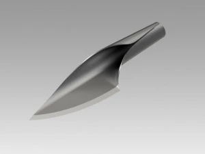 coltello in lamiera Modello 3D