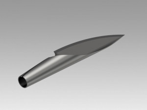 knife sheet metal Modelo 3D