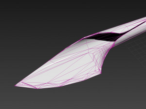 knife sheet metal Modelo 3D