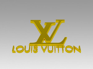 louis viutton logo 3D 模型