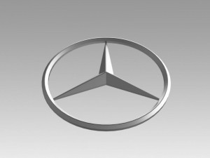 mercedes logo 3D Model