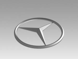 mercedes logo 3D Model