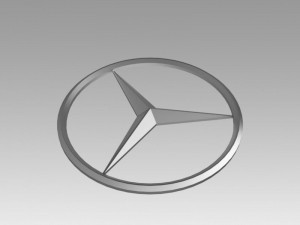 mercedes logo 3D Model