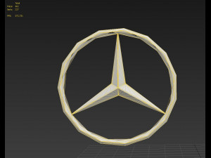 mercedes logo 3D Model