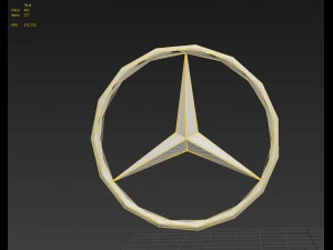mercedes logo 3D Model