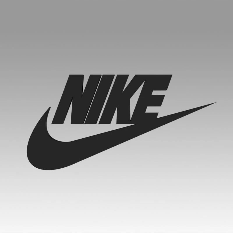 nike logo 3D Model .c4d .max .obj .3ds .fbx .stl .blend 