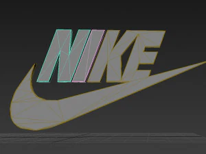 nike logo 3D Model