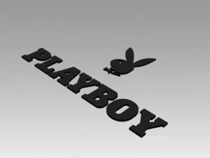 playboy logo 3D Model