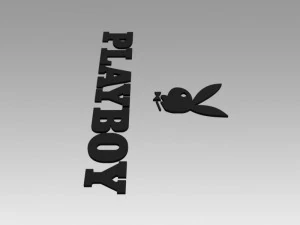 playboy logo 3D Model