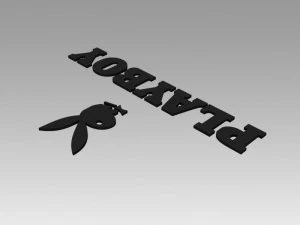 playboy logo 3D Model