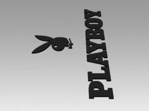 playboy logo 3D Model