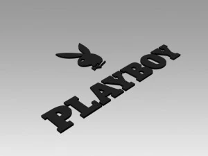 playboy logo 3D Model