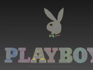 playboy logo 3D Model
