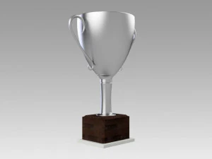 silver trophy 3D Model